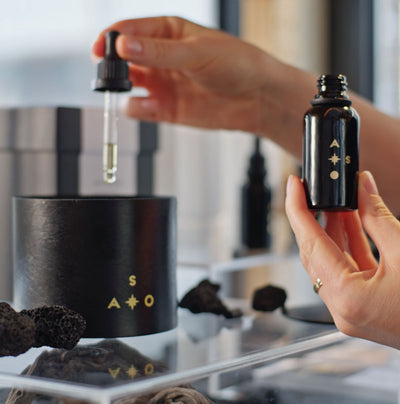 Terra Home Essence NOIR 1 — Hand-Forged Lava Stone Diffuser