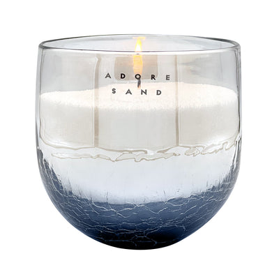 Midnight Desert gift set medium — dark ceramic candle vessels by Adore Sand