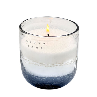 Midnight Desert gift set small — dark ceramic candle vessels by Adore Sand