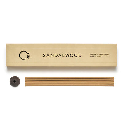 CHIE Sandalwood Japanese incense sticks by Nippon Kodo, box of 30
