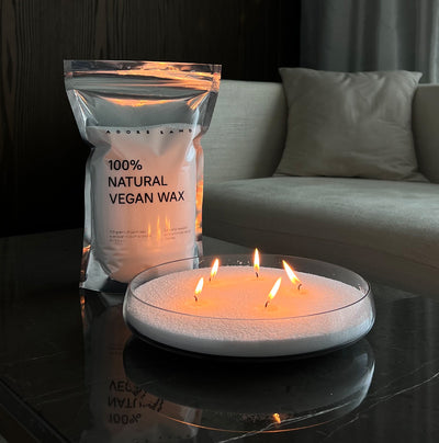 Serenity Set — Refillable Candle Gift Set with Vase